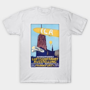 International Aeronautics Exhibition 1909 Vintage Poster T-Shirt